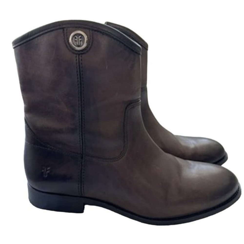 Frye Size 8.5B Dark Brown Women's Melissa  Leather Boots